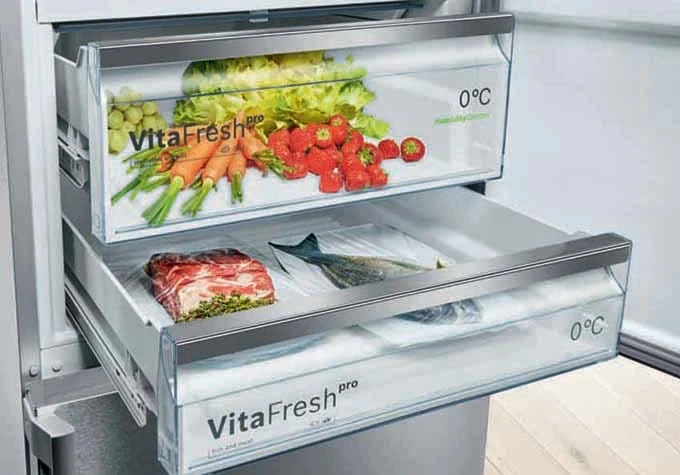 Frigo-congelatore Bosch con tecnologia VitaFresh e Home Connect