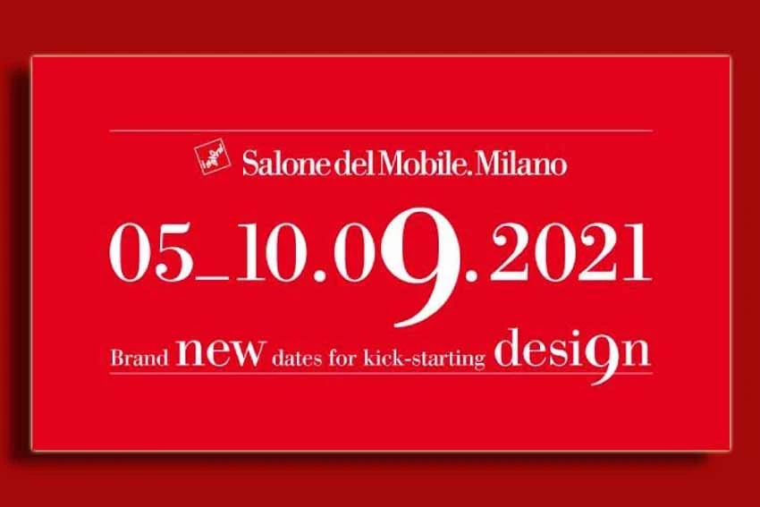 Salone del Mobile.Milano 2021: il nuovo appuntamento sarà dal 5 al 10 settembre