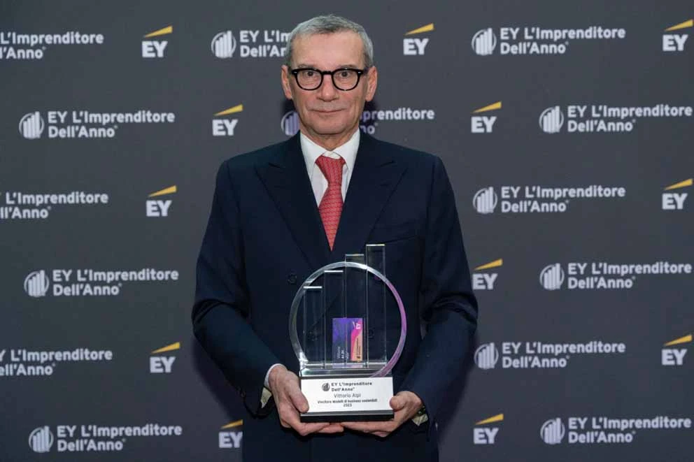 Vittorio Alpi si è aggiudicato il prestigioso premio EY - imprenditore dell'anno 2023